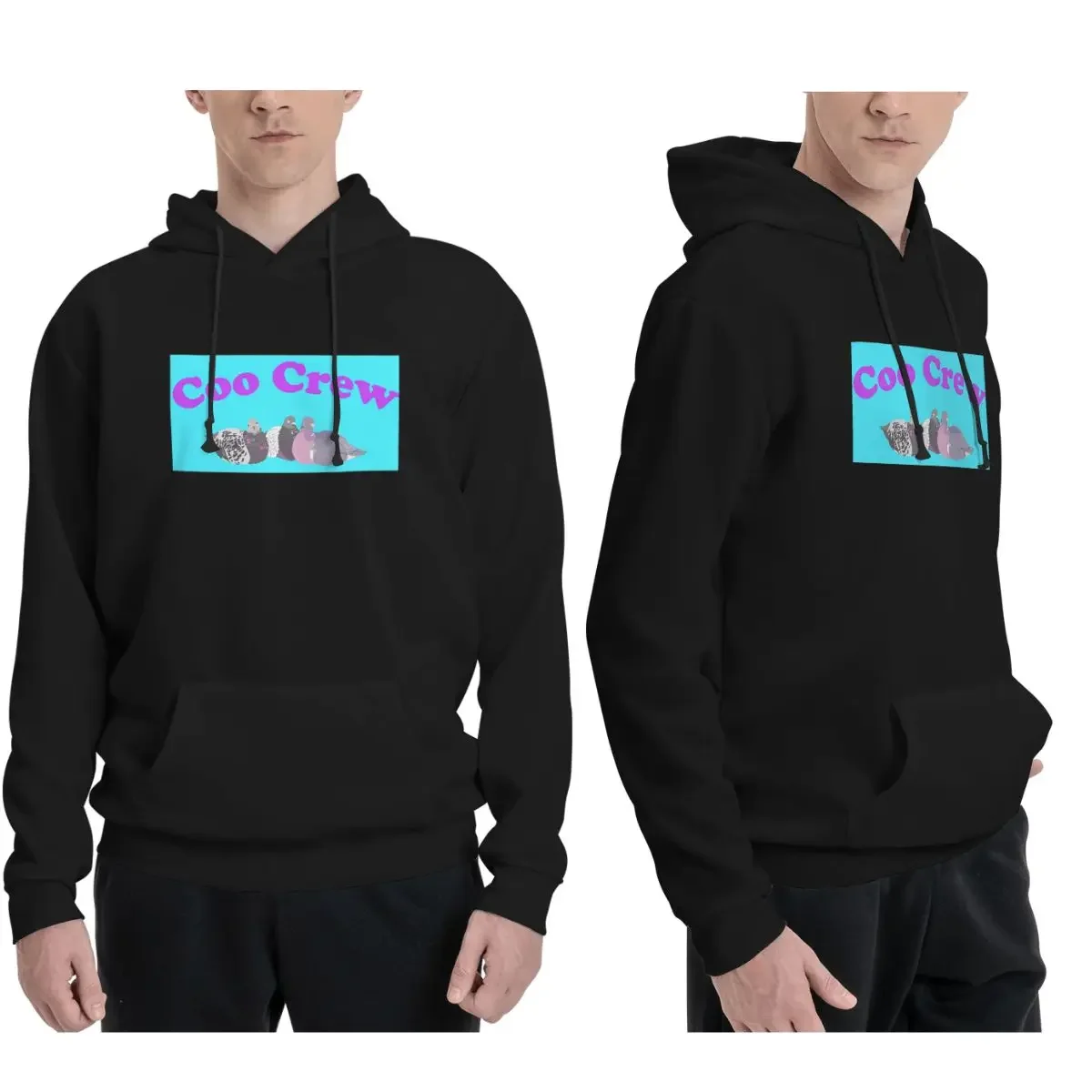 Coo Crew Pigeon Friends Hoodies Men Women Casual Pullover Sweatshirts Hip Hop Long Sleeve Streetwear Autumn Winter