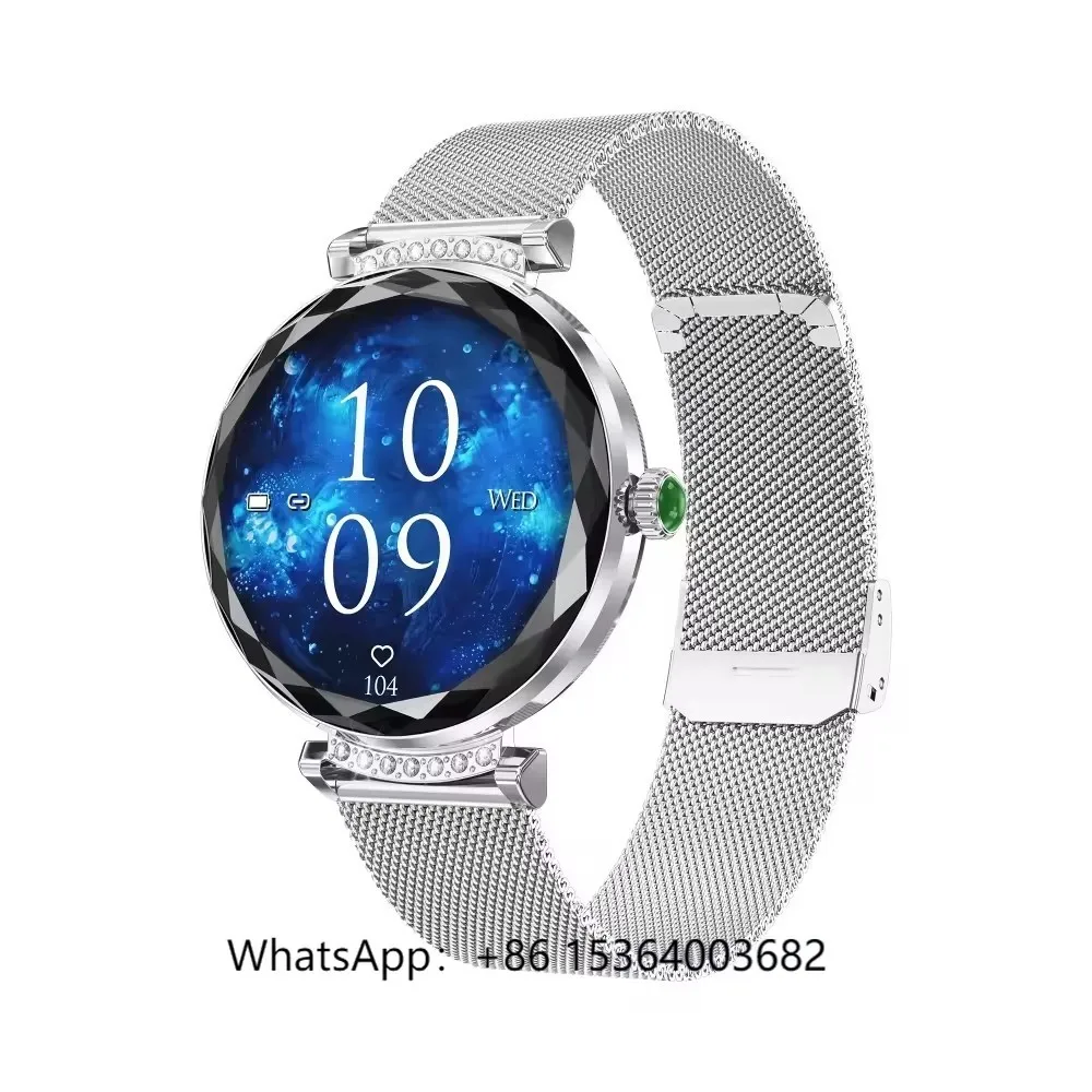 

2024 Fashion Design Diamond Women Reloj Intelligent Smart Watches NX7 Pro with 1.19 Inch Amoled Screen BT Call