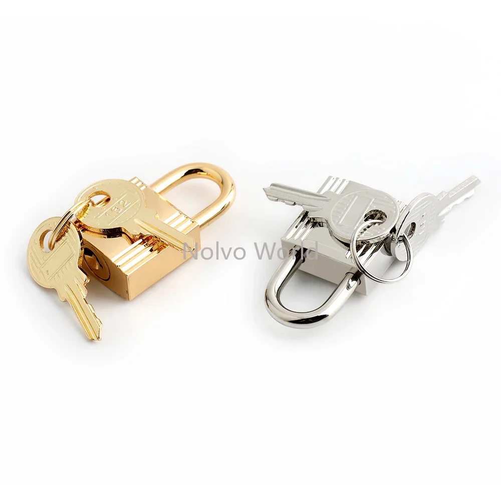 1/4/6PCS Copper Lock With Two Keys For Basket Bag Handbag Shoulder Strap Steel Swivel Snap hook Lobster Clasps Trigger