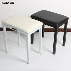 Hebikuo Q-90H Black White Professional Comfortable Modern Piano Stool Bench Piano Chair