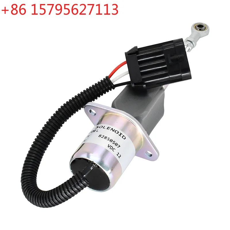 Fuel Shut Off Solenoid 82850507 F2NN9D278AA F3NN9D278AA SA-4160-12 Compatible with New Holland Tractor 8670 8670A 8770 8770A