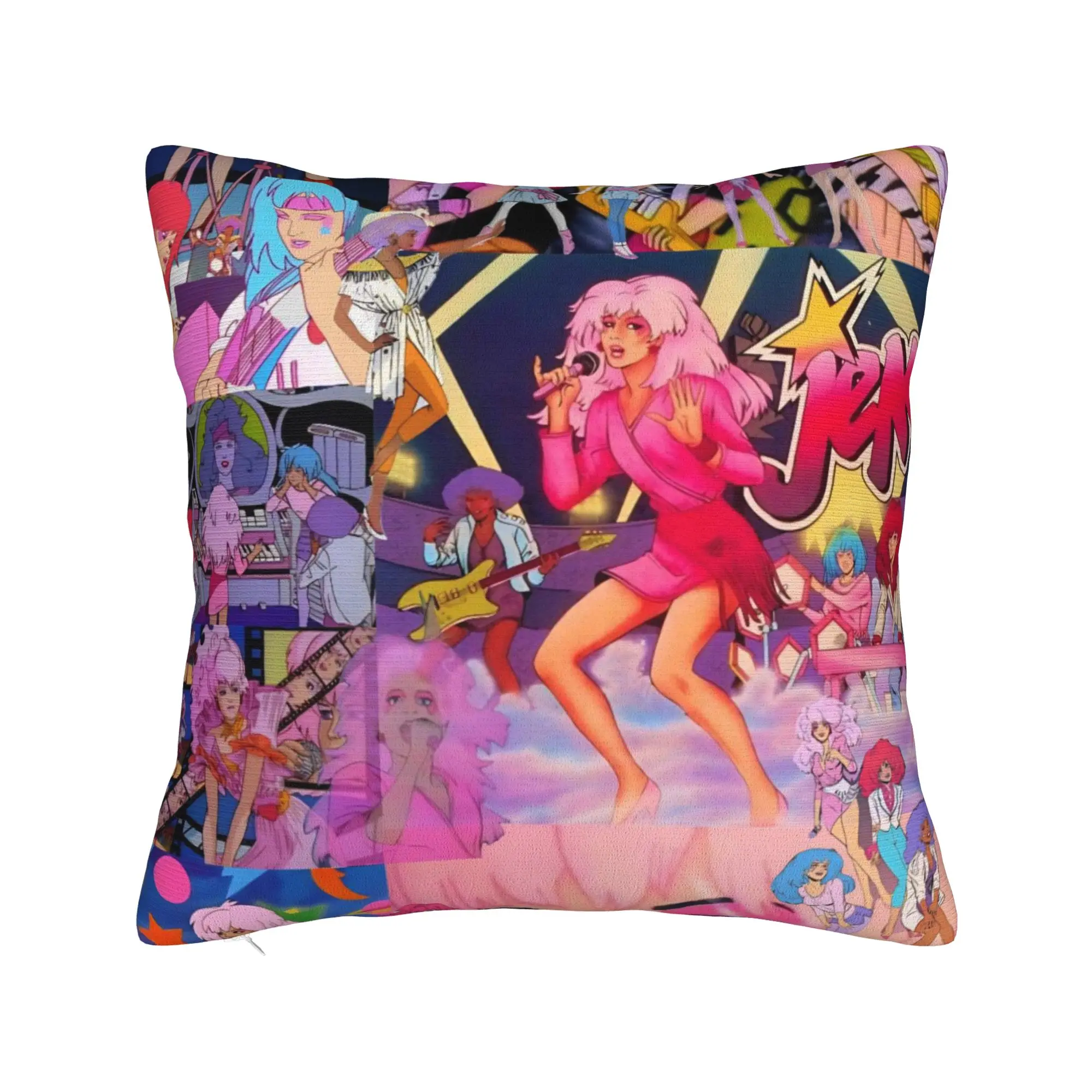 Decorative Pillow Covers Jem And The Holograms Merchandise Home  Throw Pillow Case Cover Square Style Multiple Sizes