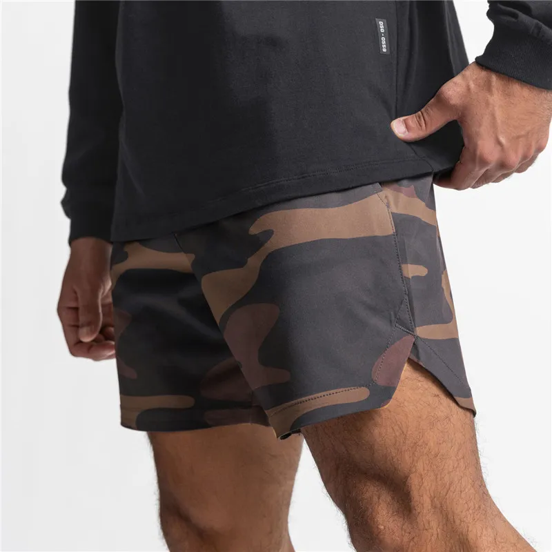 Calções de praia esportivos soltos masculinos, roupas de ginástica masculinas, corrida, crossfit, basquetebol, bolso, secagem rápida, verão