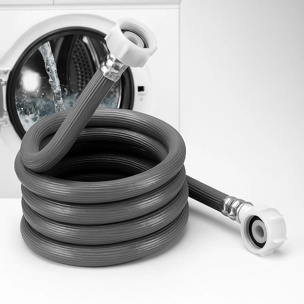 Automatic Washing Machine Inlet Hose High Pressure ‌Explosion Proof European Water Inlet Hose 3/4 Inch Garden Water Supply Pipe