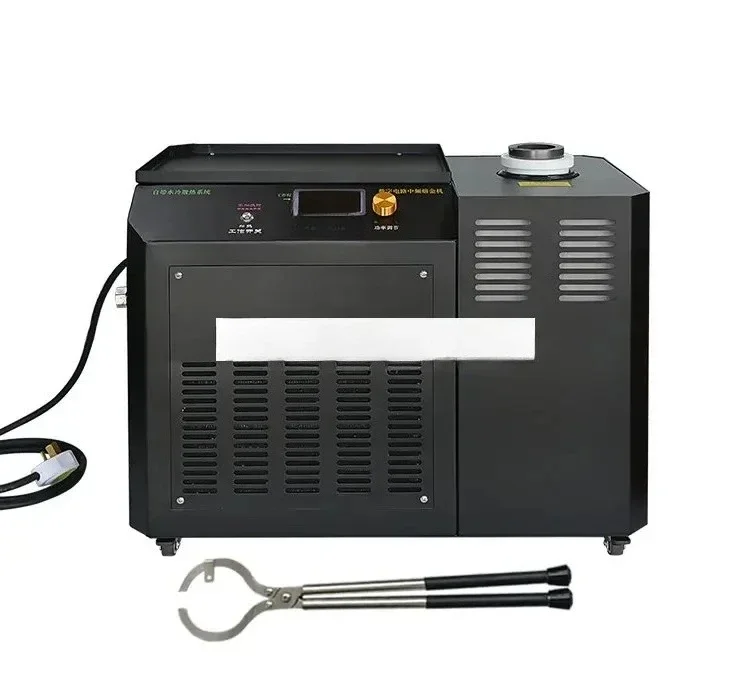 

1600 Degrees 1KG 220V Metal Smelting Furnace Iron smelting Machine Induction Furnace For Melting Gold With water chiller