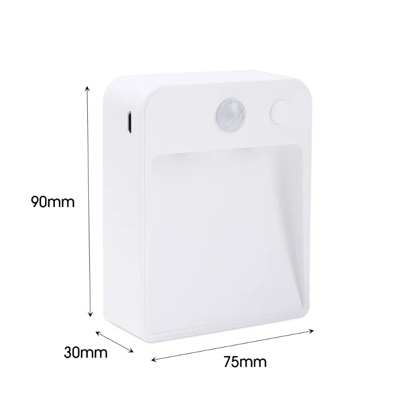 LED Motion Sensor Night Light USB Charging + Battery Power Wireless Wall Lamp For Corridor Closet Cabinet Bedroom Decoration