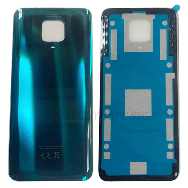 Rear Door Battery Cover Housing Case For Xiaomi Redmi Note 9S 9 Pro Back Cover with Logo Repair Parts