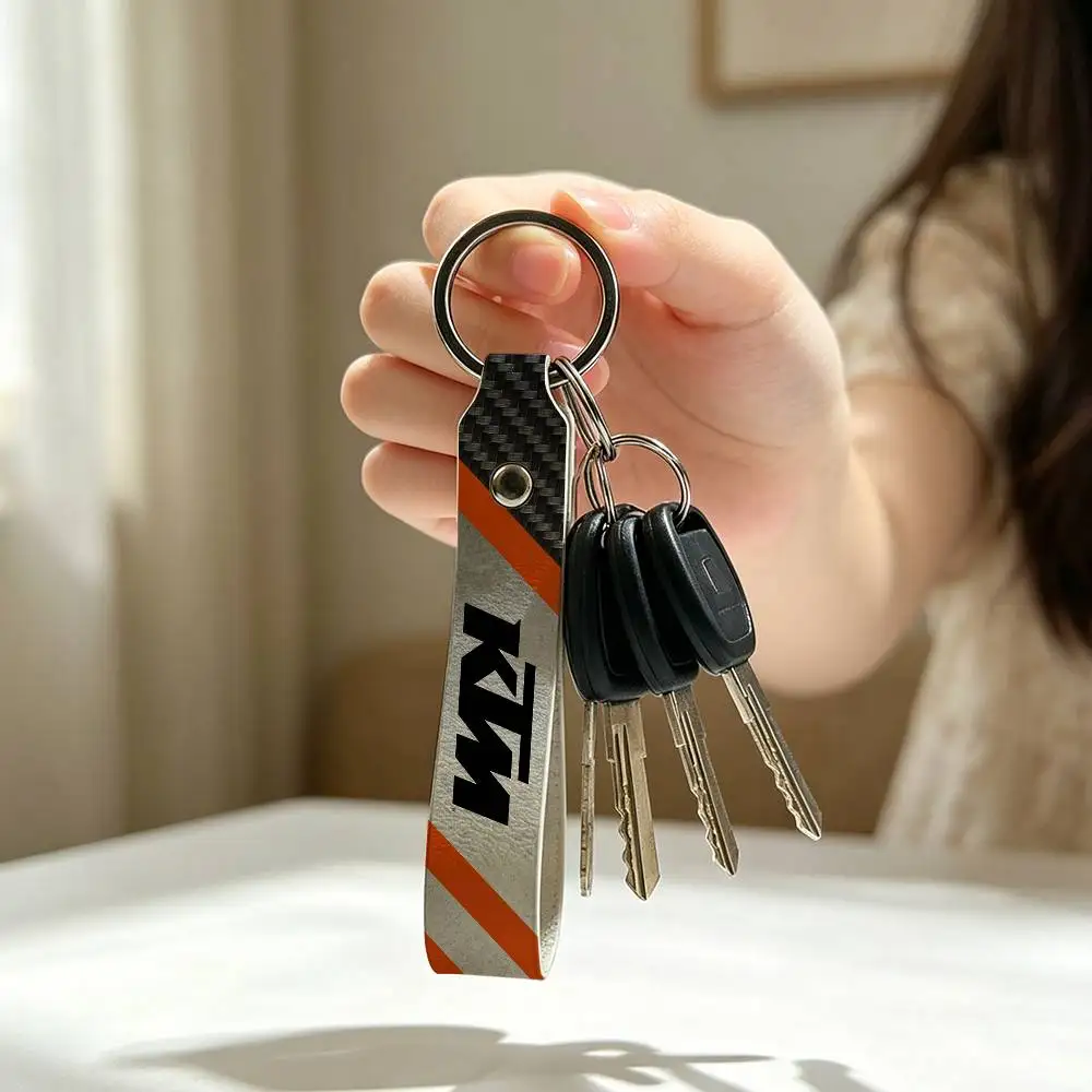 

Брелок для мотоцикла KTM из мягкой искусственной кожи, легкий держатель для ключей для скутеров и гоночных мотоциклов