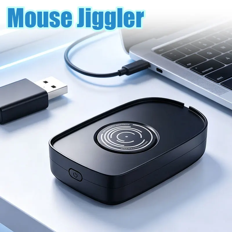 Mouse Jiggler, Undetectable Mouse Mover with ON/Off Switch Anti-sleep Automatic Movement To Prevent Computer Lock Screen