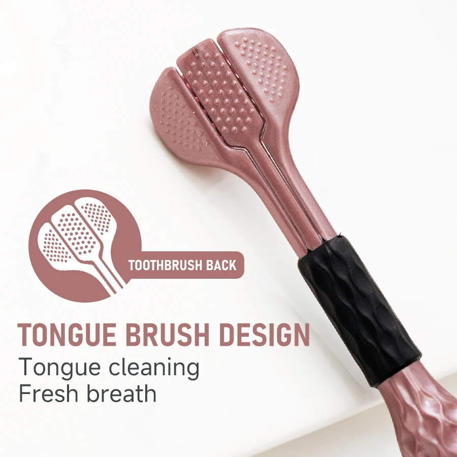 

3D Manual Toothbrush 4pcs Three sided U-shaped Soft Toothbrush for Comprehensive Oral Cleaning for Adults Families, Business