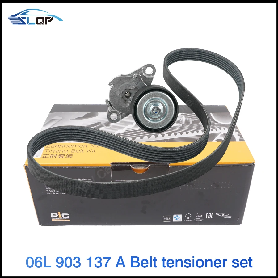 

06L903137A For Audi A3 A1 Q3 A4 VW Golf MK6 Tiguan Touran Passat B8 Generator belt synchronous belt tensioner set 06L 903 133 D