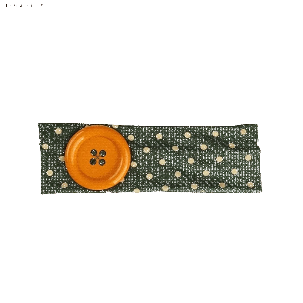 Fashionable Wide Polka Dot Headband Dopamine Color Large Button Elastic Head Wrap Sweat-absorbent Fabric Yoga Hairband Girl