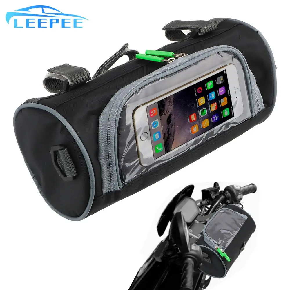 

Mobile phone Touch Screen Storage Bag Motorcycle Accessories Container Motorcycle Electric Car Front Handlebar Storage Bag