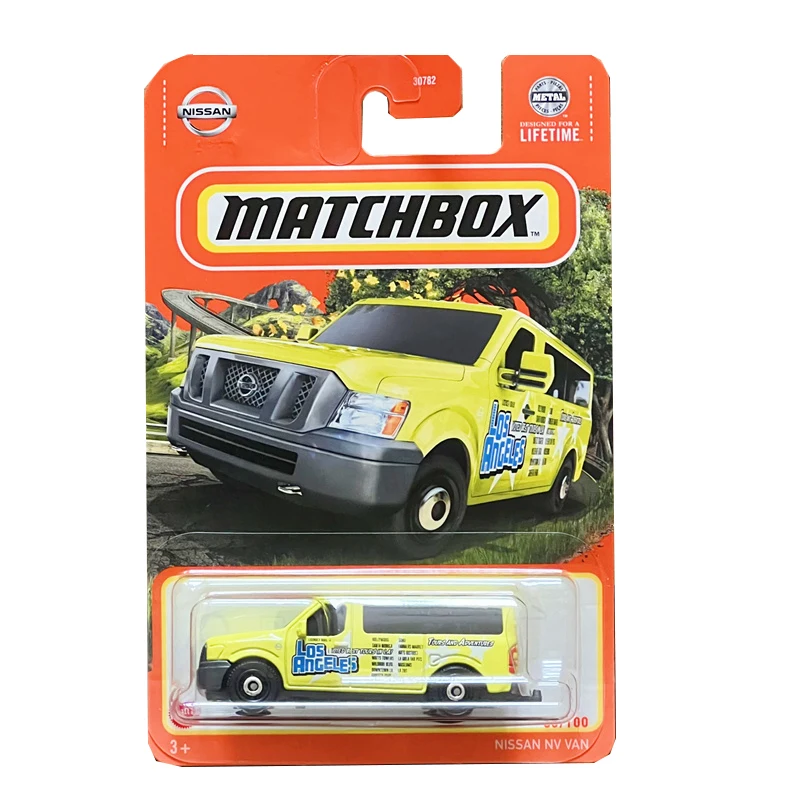 

Original Matchbox 30782 Car 1/64 Metal Diecast Toys for Boys Los Angeles Nissan Nv Van Vehicle Model Collection Birthday Gift