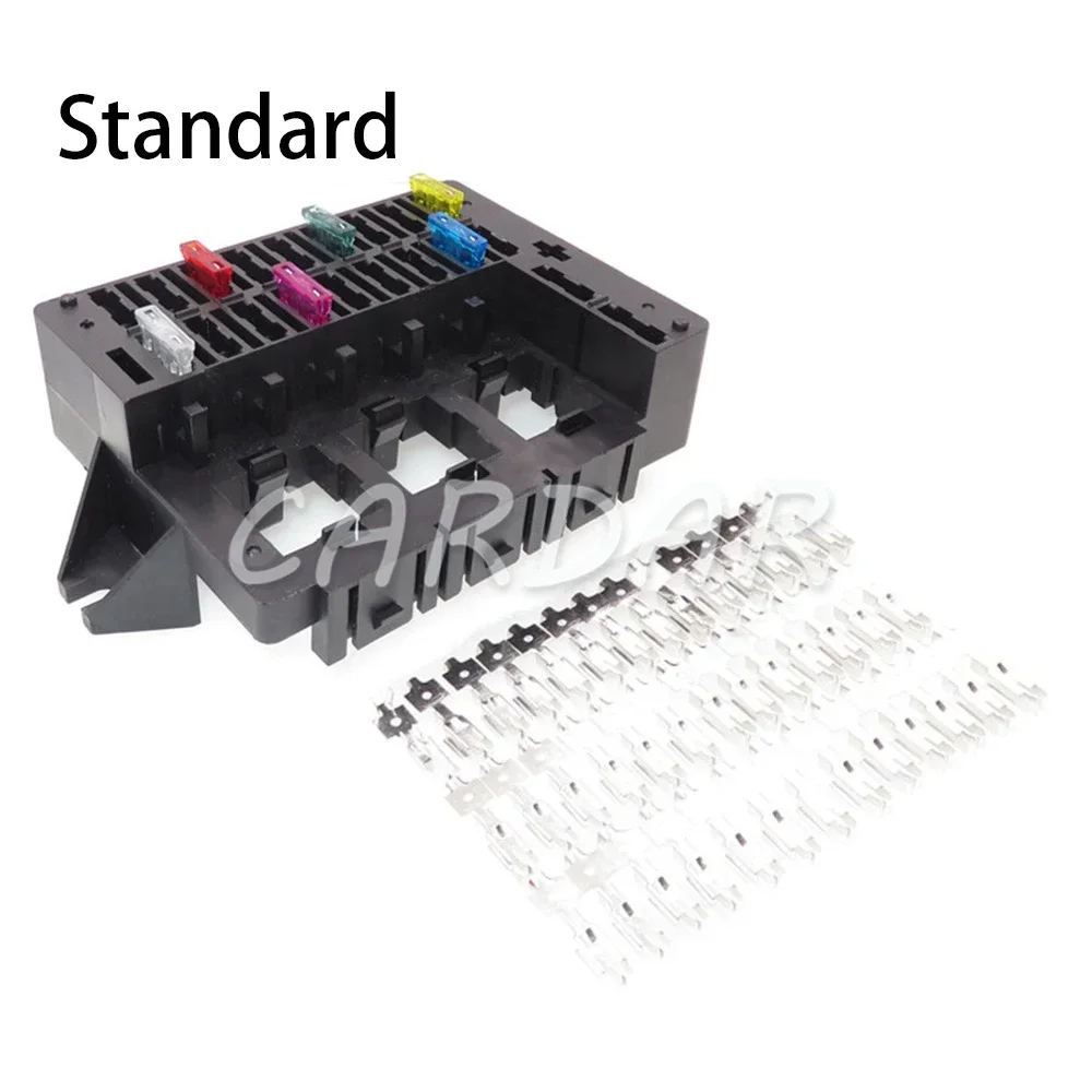 

1 Set 20 Way Medium Blade Fuse Holder AC Assembly For Auto Car Truck Trailer Middle Fuse Block Automobile Multi-way Fuse Box