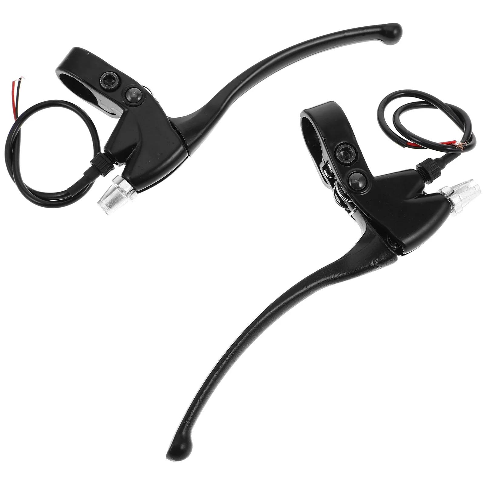 

1Pair Brake Lever Aluminum Alloy Ergonomic Brake Handles Universal Replacement for Mountain Road Folding Bicycle Electric