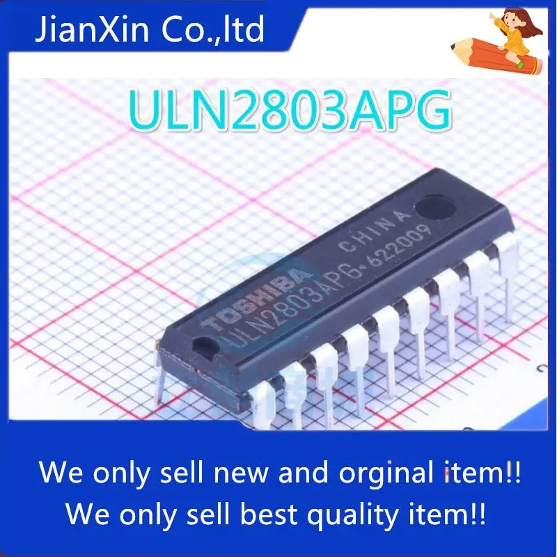 

20pcs 100% orginal new ULN2803APG ULN2803A ULN2803 Darlington transistor DIP18