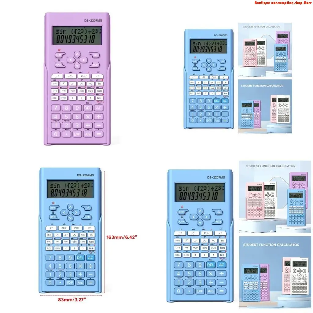 L9NA Scientific Digital Calculator 12 Digits Multifunctional Exam Special School Office Supplies Student Stationer Portable