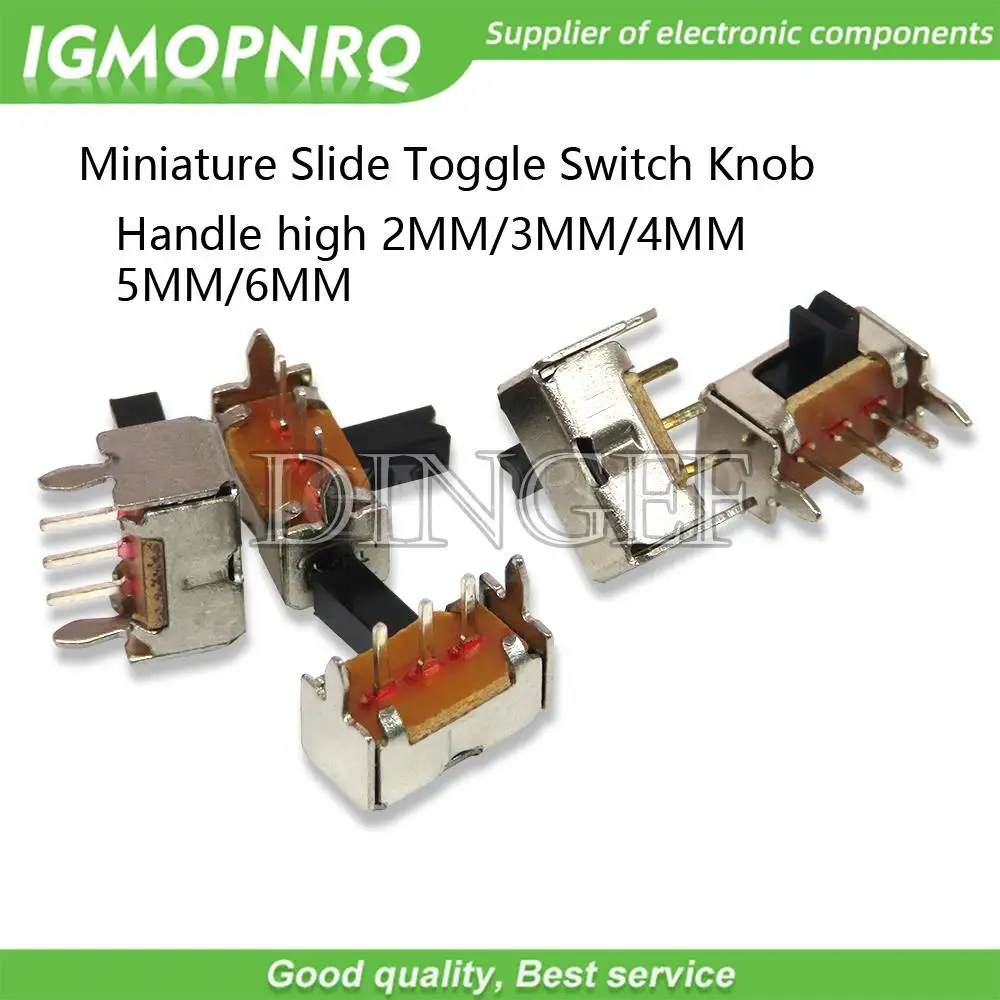 

20 шт. тумблер SK12D07VG 2/3/4/5/6 мм SS12D07VG3 SK12D07VG4 стенты небольшой тумблер высокий миниатюрный ползунковый переключатель боковая ручка