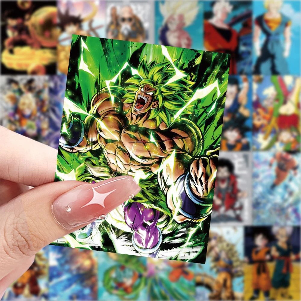 

10/30/63pcs Cartoon Dragon Ball Anime Stickers Cool Super Saiyan Decals Skateboard Helmet Laptop Car Waterproof Graffiti Sticker