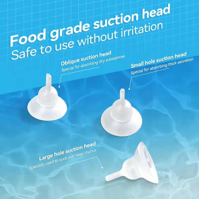 Household food grade silicone, baby nose cleaner, electric nose rinser and aspirator
