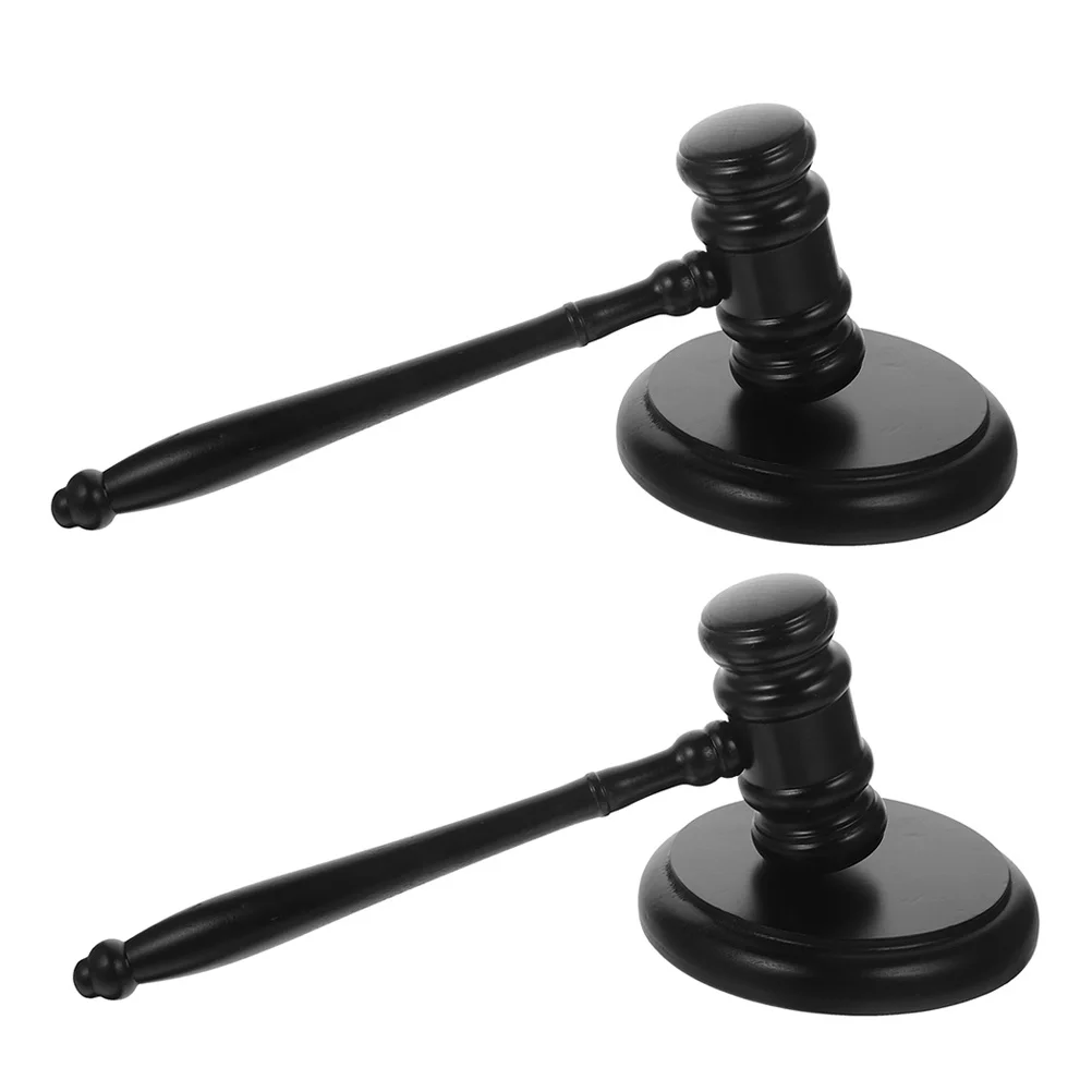 Martillo de subasta de juez de madera, Kit de Base de exhibición para coleccionista de sala de actividades, estilo Retro, agarre cómodo, 1 Juego