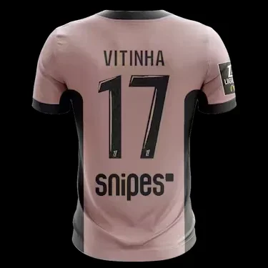 

France Paris Soccer French Soccer Jersey Shirt #17 Vitinha Breathable Sweat-Wicking Sports Short Sleeve Tops Pink or Blue