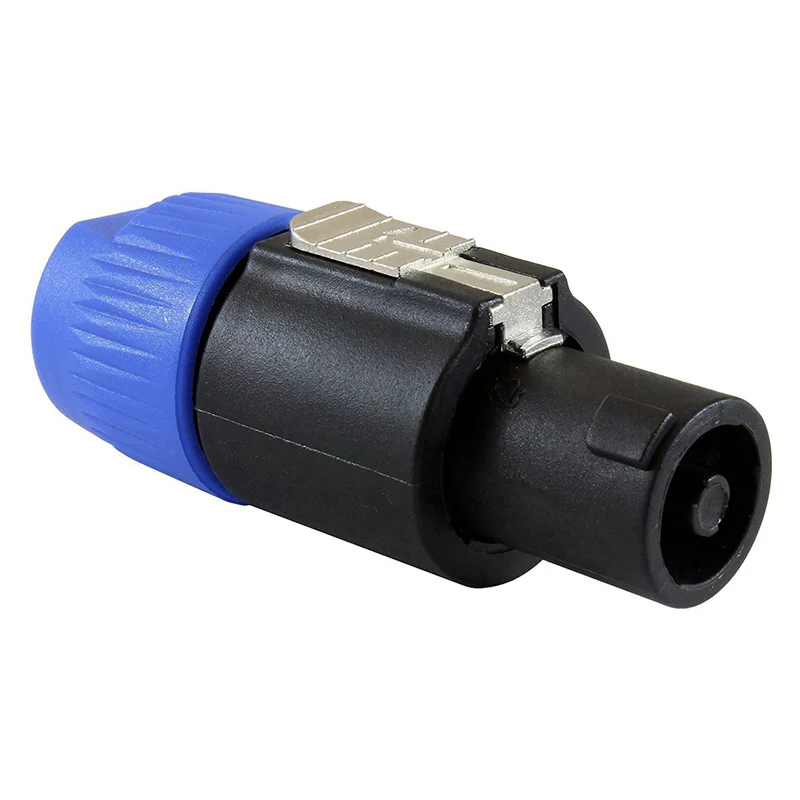 -A96Z Lautsprecherstecker Twist Lock 4-poliger Lautsprecherstecker kompatibel mit Neutrik Speakon NL4FC, NL4FX, NLT4X, NL2FC – 12er-Pack