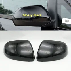 Wing Door Outside Rearview Mirror Glossy Black Cover Trim Cap For Mercedes-benz V Class Vito Metris W447 W448 V260 2015-2023