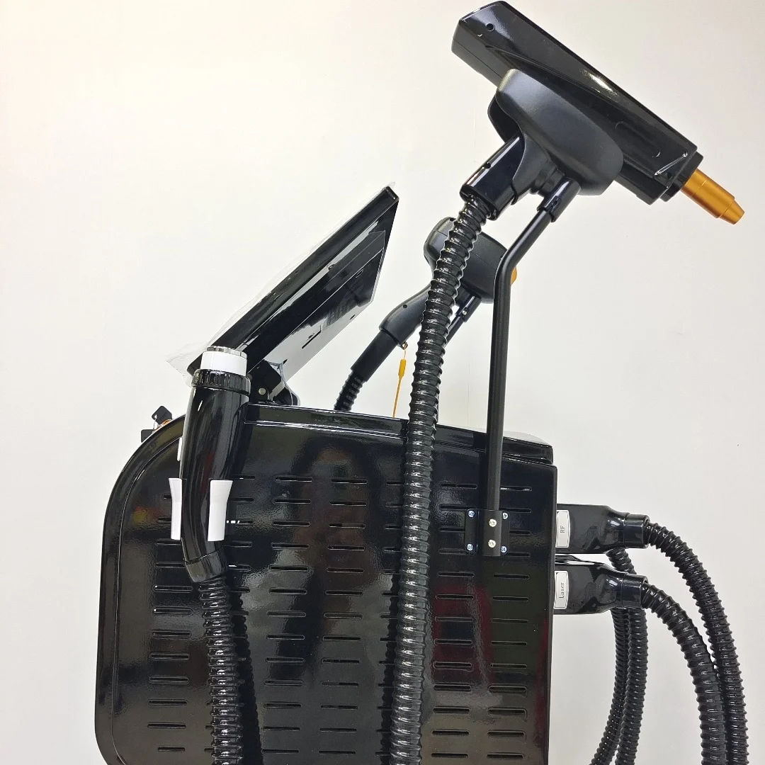 سوبرانو تيتانيوم آيس بلاتينيوم ديود 4in1 2025 آلة إزالة الشعر غير المؤلمة الجديدة 4 الطول الموجي ليزر ND: YAG RF IPL OPT