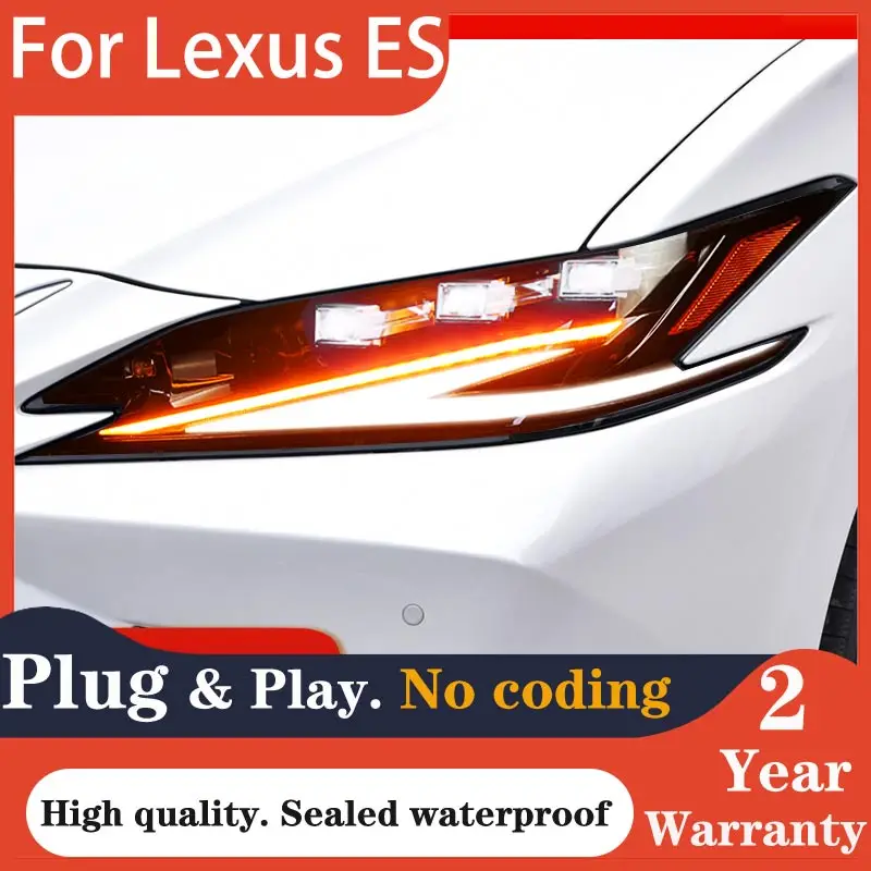 

Head Lamps For Lexus ES Es200 Es350 Es260 Es300h 2018-2021 Headlights LED DRL Running Light Dynamic Turn Signal Lights Assembly