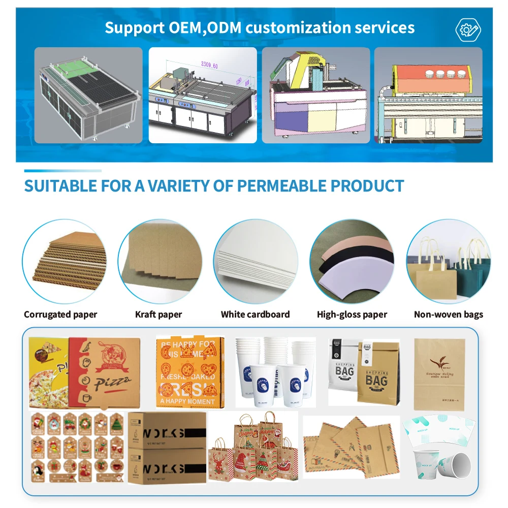 High Resolution Colorful Paper Bags Printing Machine FI-1000 Digital Paper Bag Machine Single Pass Printer view 5