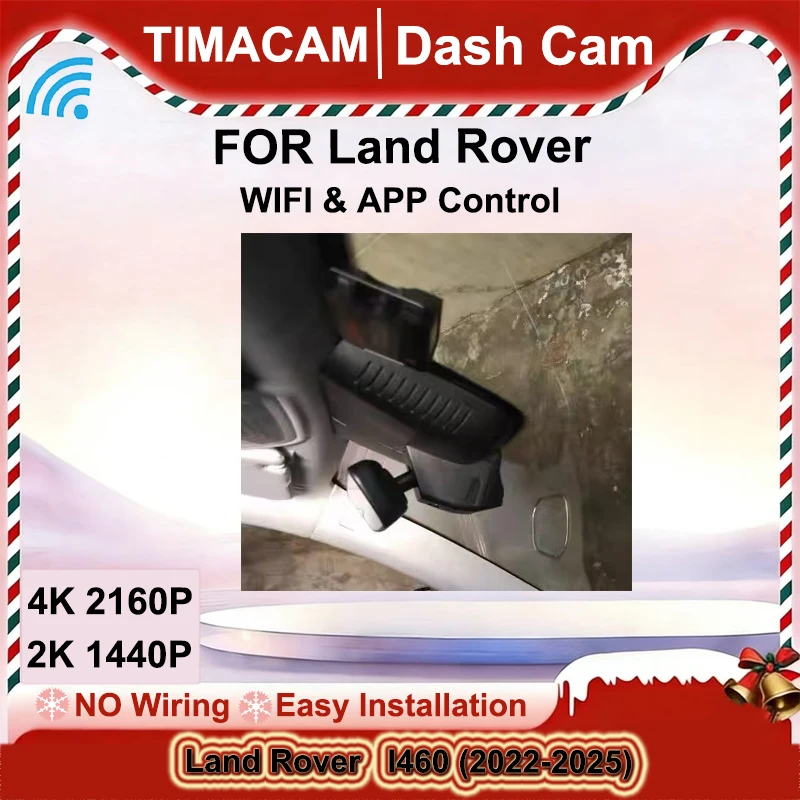

TIMACAM Dash Cam Front Rear Camera DVR 2K 4K 2160P Wifi Plug and Play Video Recorder For Land rover l460 2022 2023 2024 2025