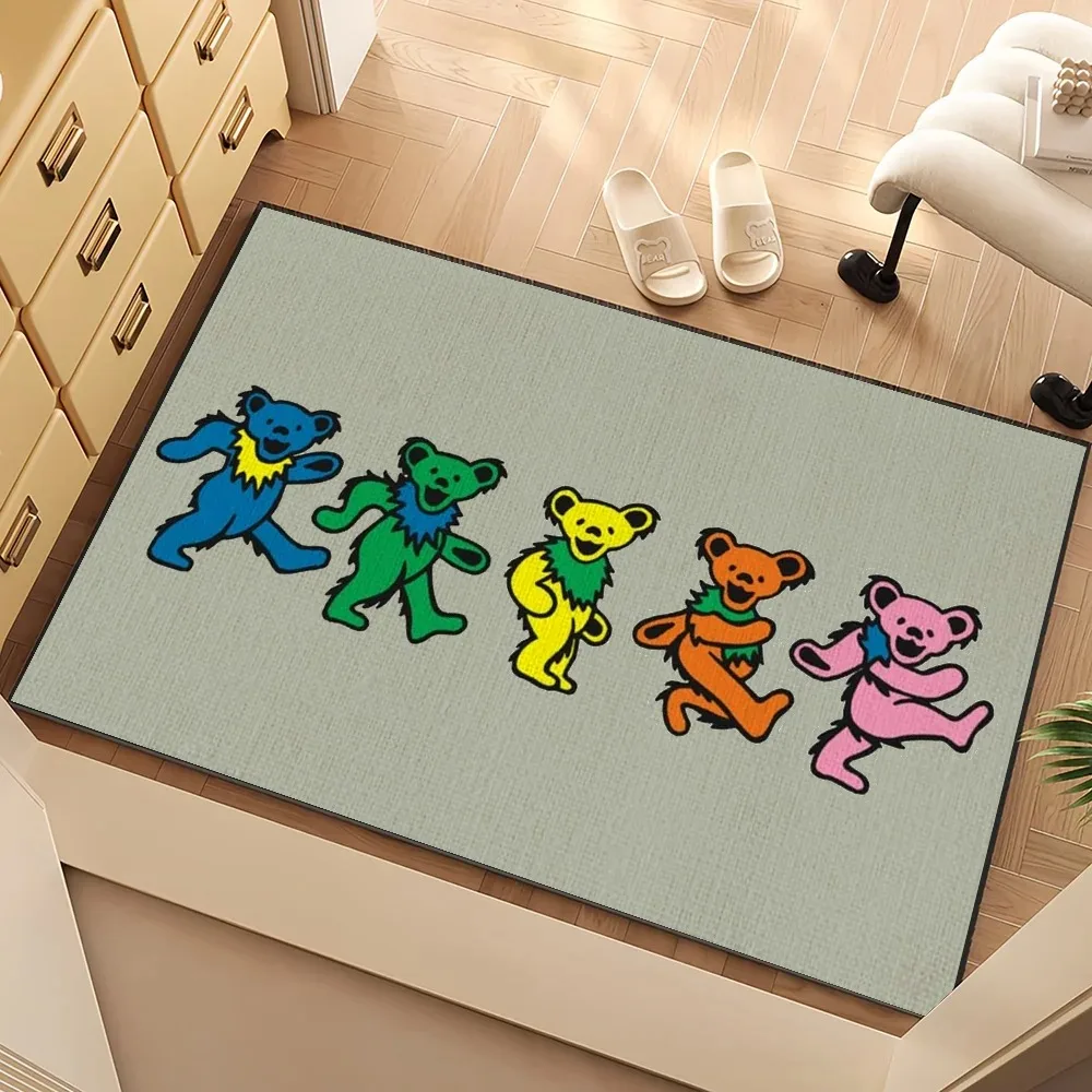 

MINISO Band G-Grateful Cool D-Dead Small Carpet for House Bedroom Decoration Kitchen Bath Super Absorbent Rug Carpet Foot