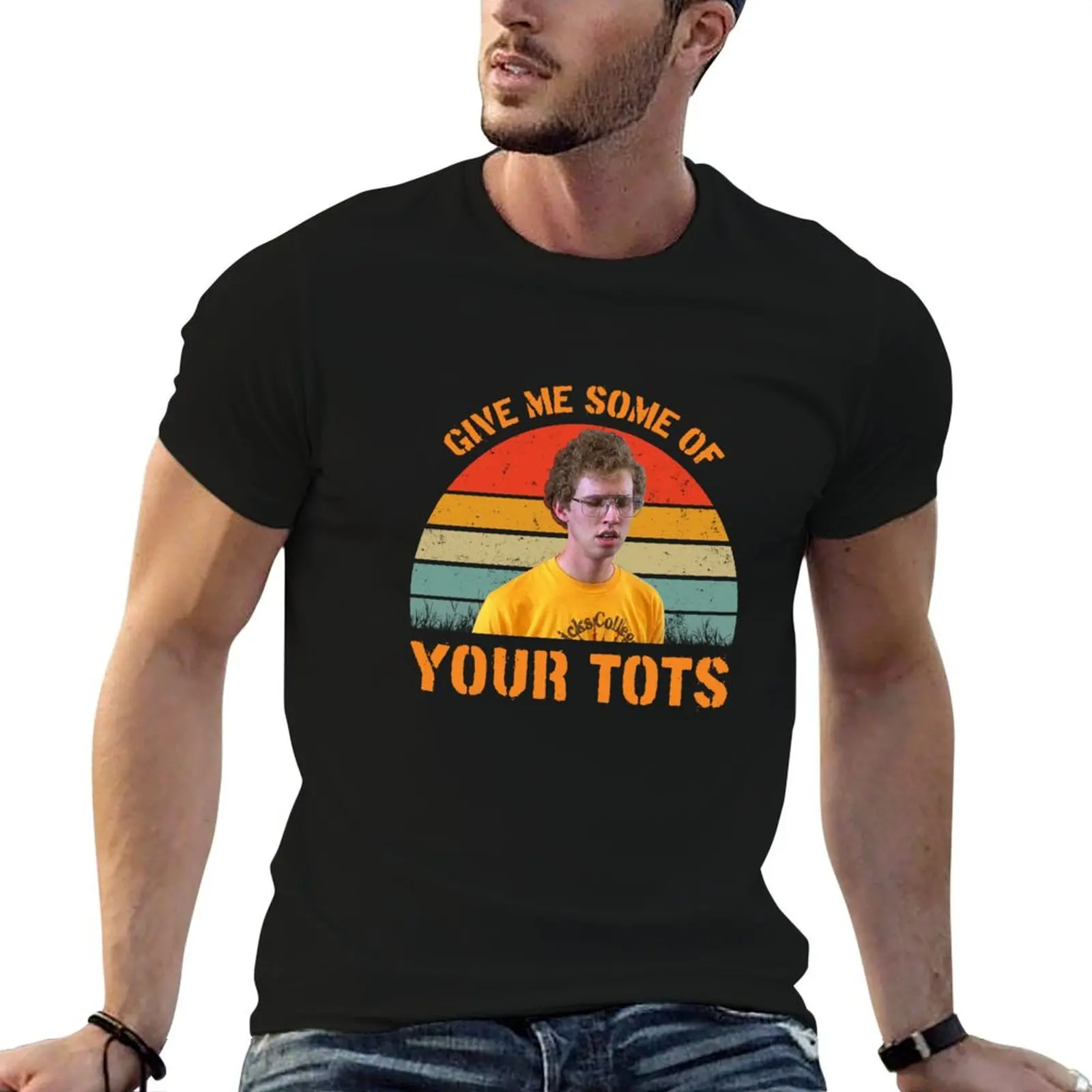 

Give Me Some Of Your Tots Shirts, Napoleon Dynamite Shirt, Movie Poster Gifts, Custom Shirt, Vintage Retro Movie T Shirt T-Shirt