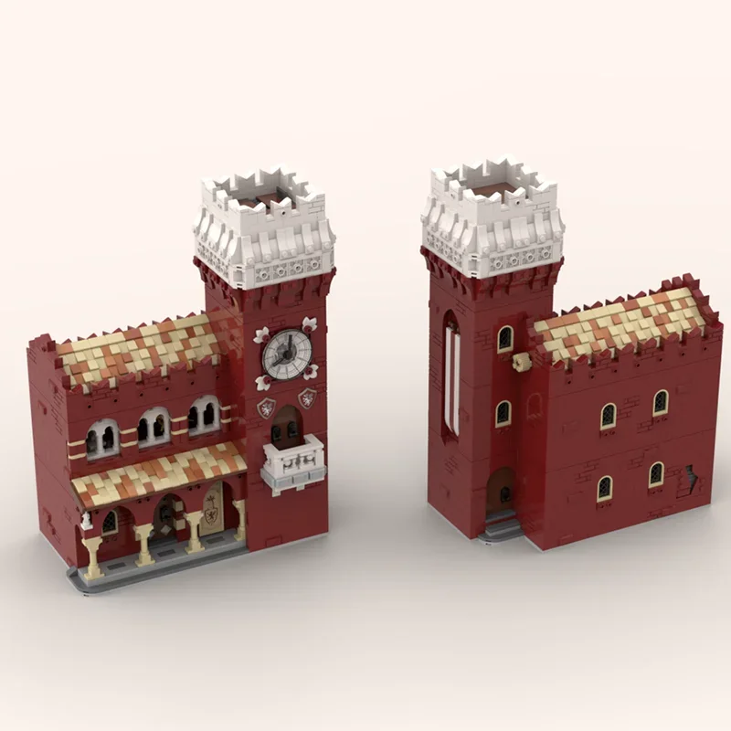 Medieval Model Moc Building Bricks Palace of Wisdom ​​​​​​​Model Technology Blocks Christmas Toy DIY Assembly Construction Gift