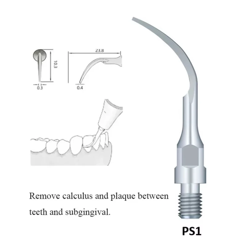 VVDental Ultrasonic Scaler Tips Kit Fit For SIRONA Handpiece Teeth Cleaning Scaling Tip Dental Tool Periodontics Endodontics Tip