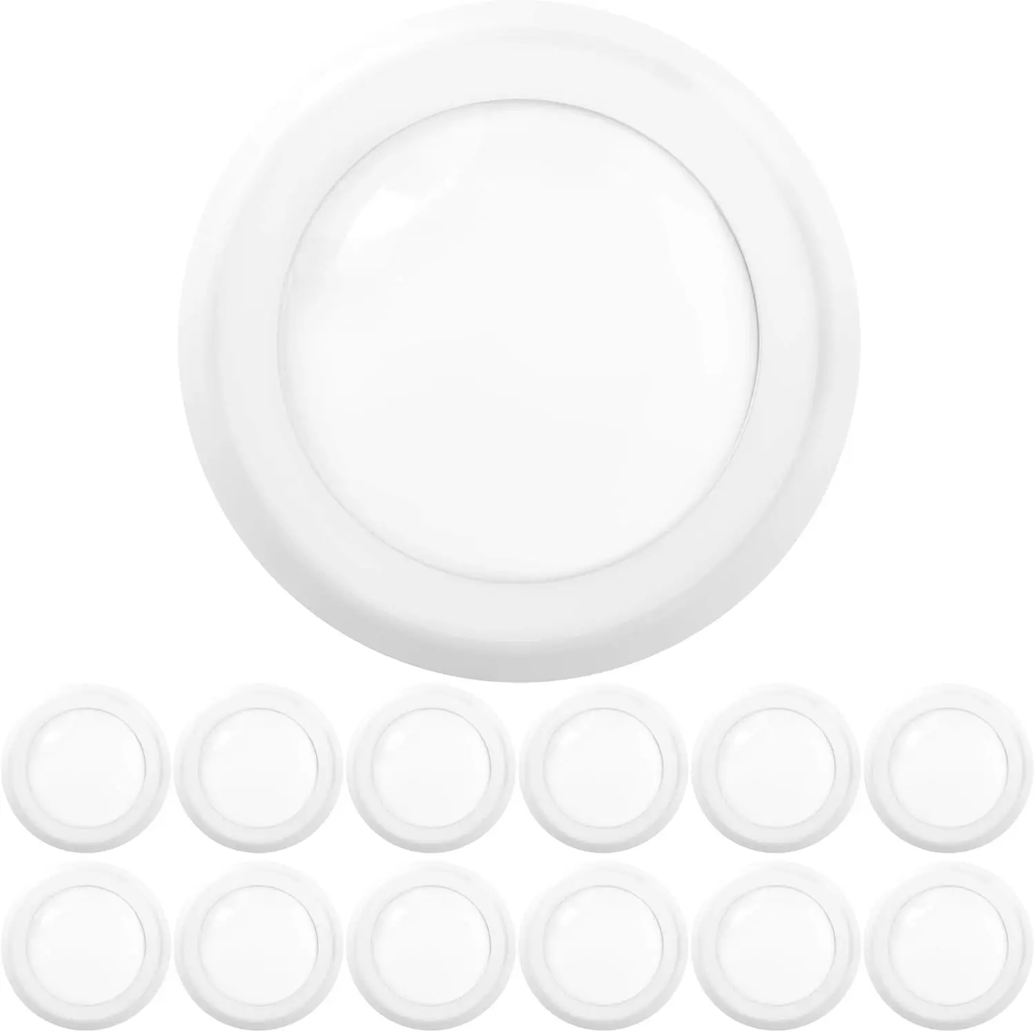 

Набор из 12 светодиодных дисковых фонарей Sunco, 5/6 дюймов, дневной свет 5000 К, регулировка яркости, 1050 лм, влагоотправление