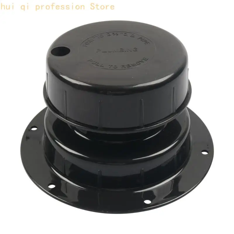 Roof Pipe Vent Cover with Mesh Screen and Two-Piece Hood Design H8WE
