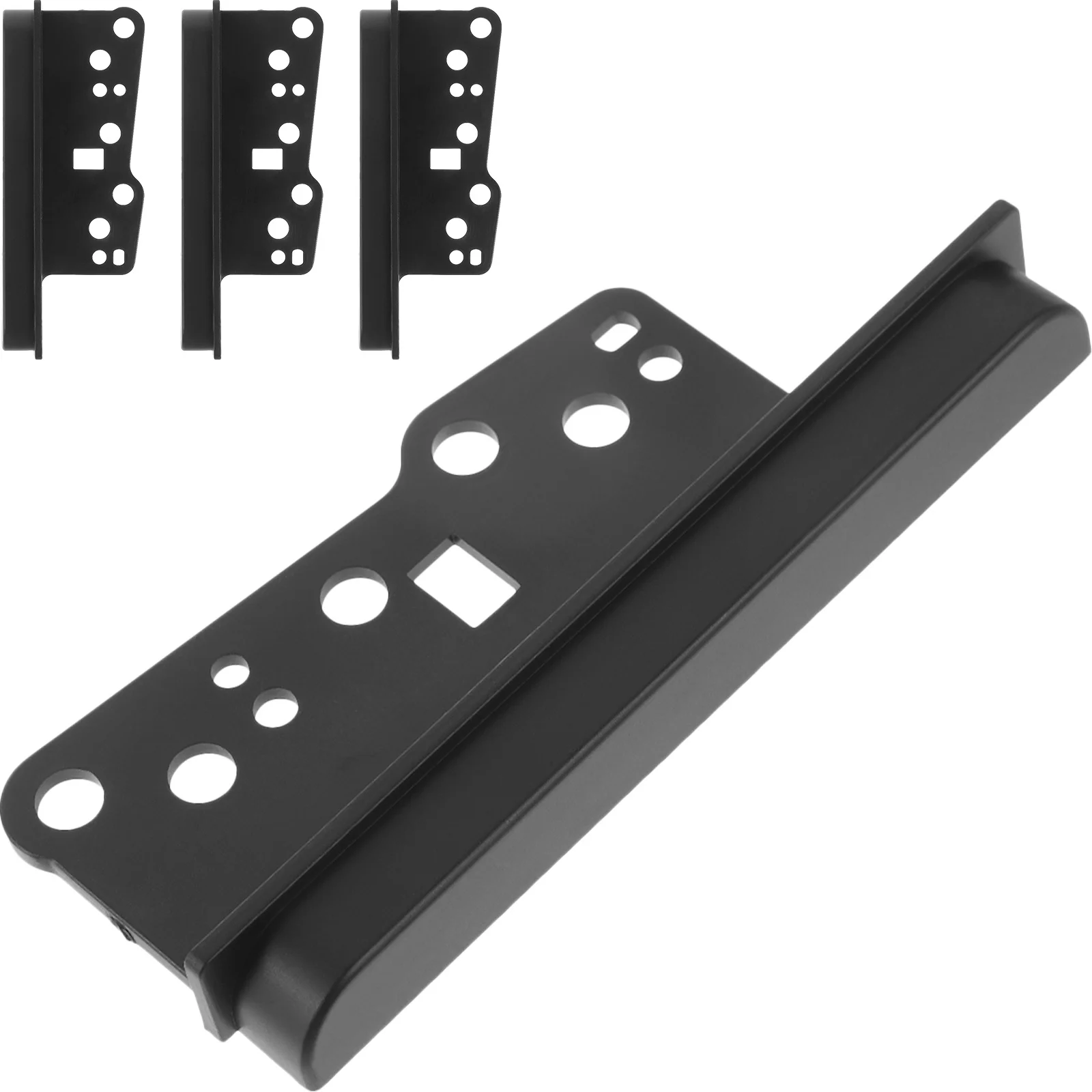 

4Pcs Radio Dash Trim Bezel Kit Durable PP Material Compatible with Various DIY Accessory Gift Dash Radio Install Kit