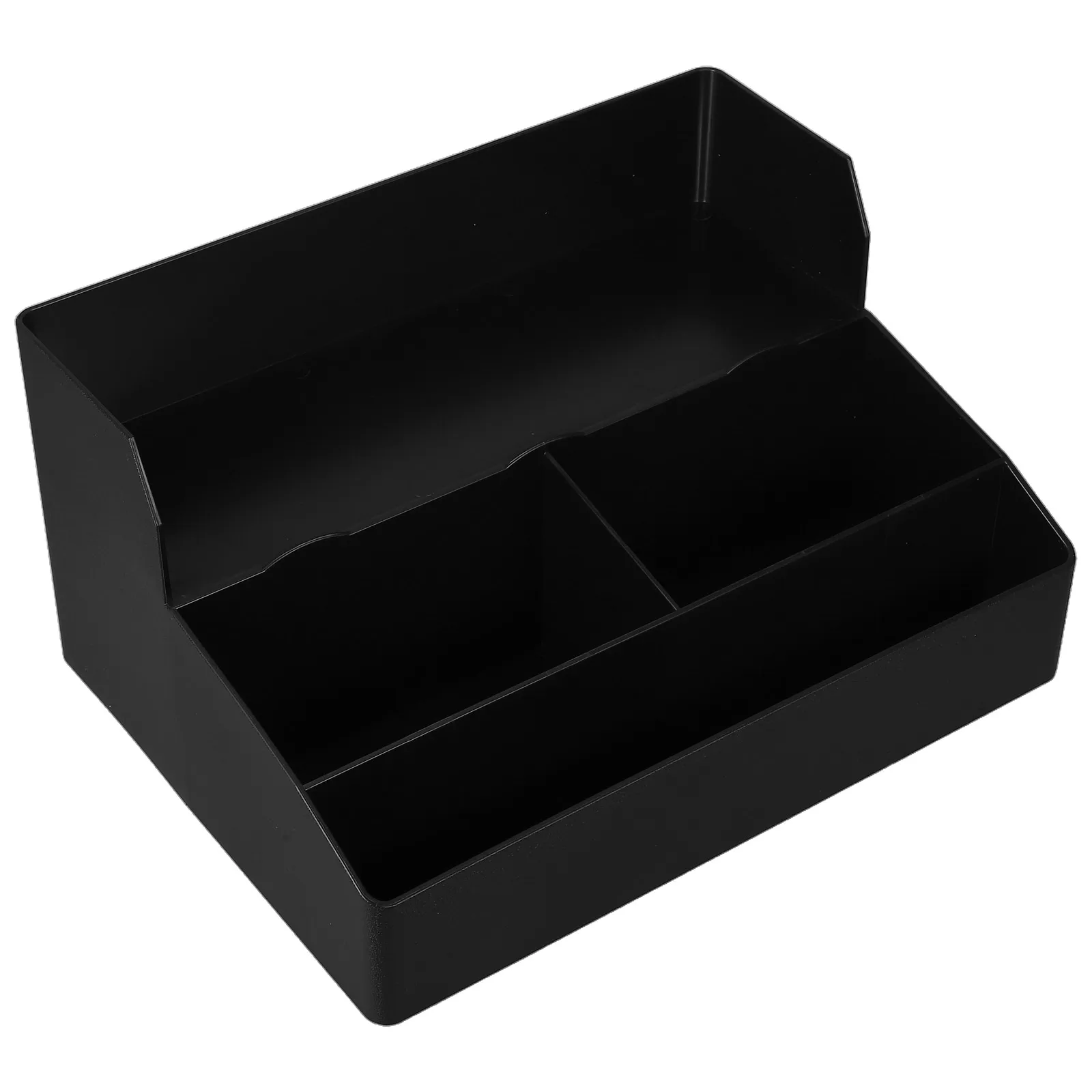 

Multifunctional Milk Tea Shop Storage Box Dispenser For Water Cooler Plastic Divider Paper Cup Holder Lid Spoon Organizer