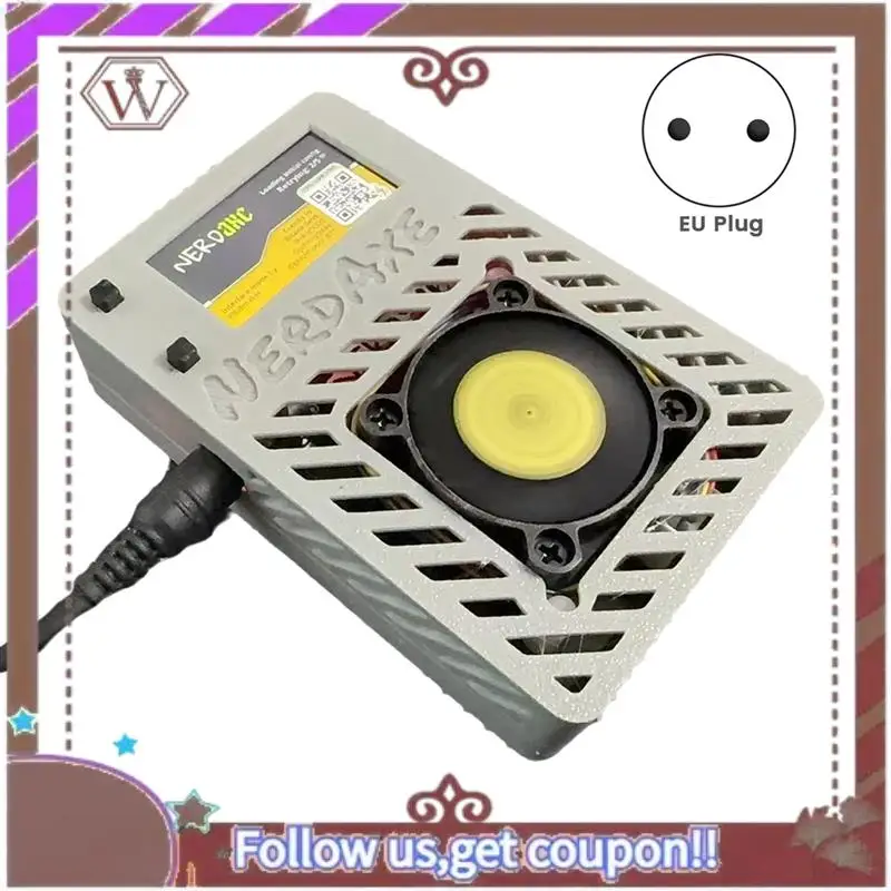 

ABBG-Nerdaxe Miner Nerdminer с дисплеем 500Gh/S S19XP BM1366 ASIC Bitcoin Micro Miner Лотерейный майнер EU PLUG
