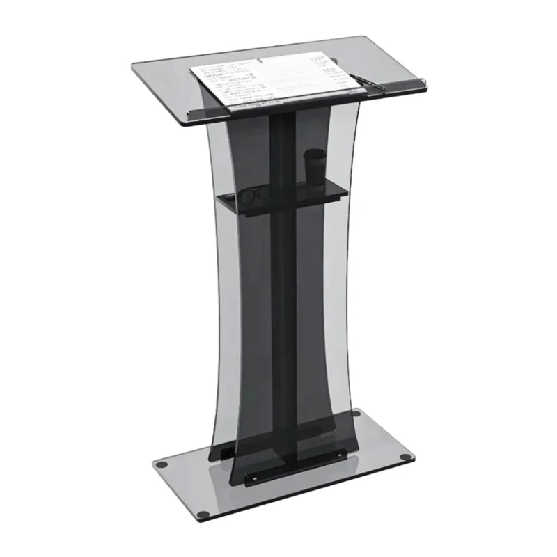 Plexiglass school church liturgical table portable acrylic lectern