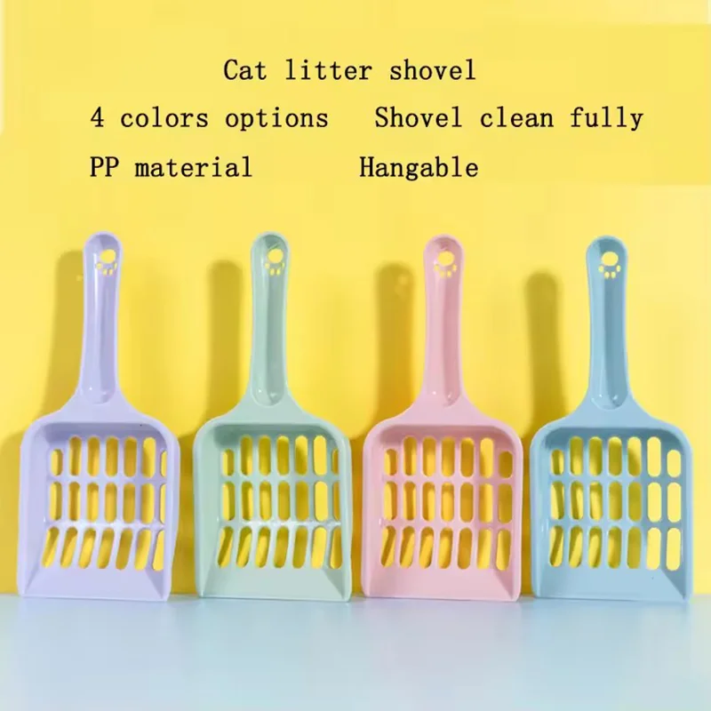 Durable Plastic Pet Supplies Cat Litter Scoop Large Capacity Quick Screening Tool For Cat Litter Box Pet Cleaning Accessory