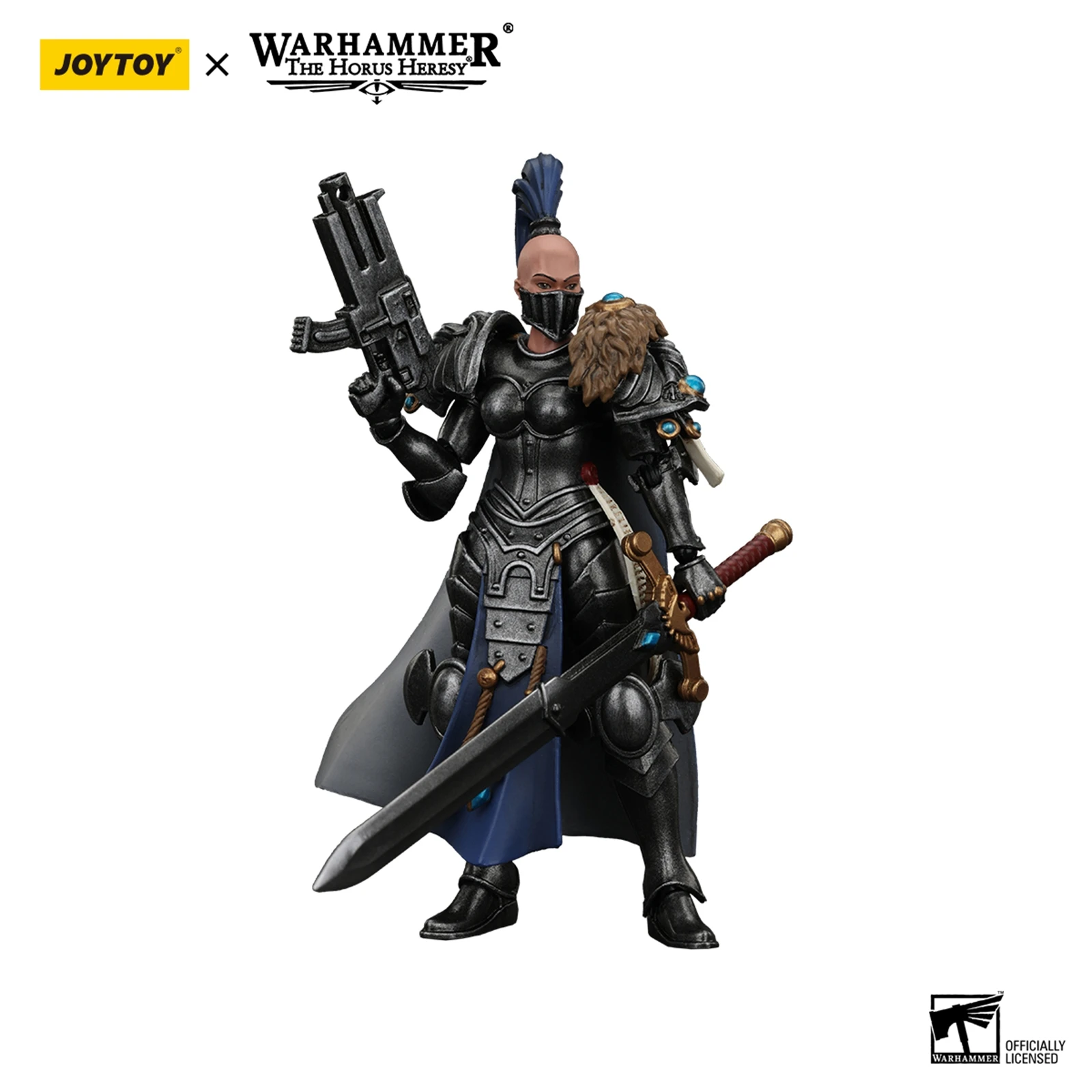 

JOYTOY Warhammer 40000 1/18 Action JT00836 Sisters of Silence Argent Lynx Vigilator Cadre Vigilator 1