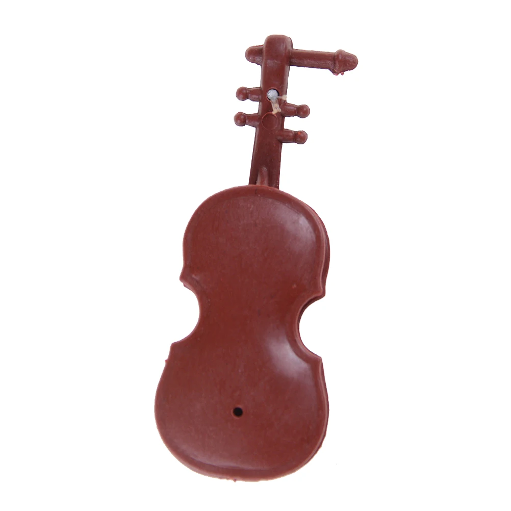 Vendita calda 1PC 1:12 casa delle bambole in miniatura violino strumenti musicali collezione fai da te per la casa delle bambole accessori per la decorazione regalo dei bambini