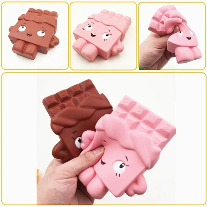 

New Squishying Chocolate Bar Slow Rising Toy 13cm Jumbo Cute Kawaii Collection Decor Gift Toy For Children