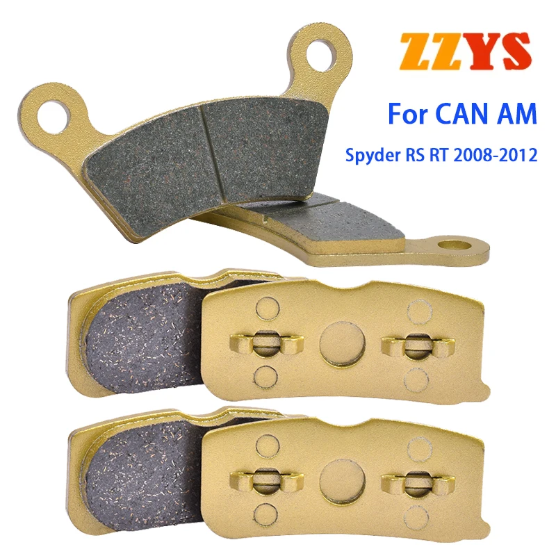 Motorcycle Front Rear Brake Pads for CAN AM Spyder RS RT RS-S RT-S LTD SM5 SE5 GS990 SMS SES 990CC 2008 2009 2010 2011 2012