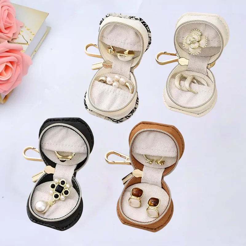 휴대용 미니 보석함, 여행용품, 귀걸이, 반지, 작은 - Accessories Travel Jewelry Box 리뷰 및 가격