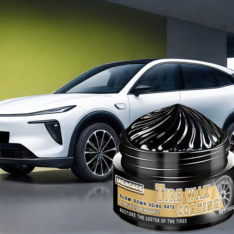 1 Piece 100g Car Engine Compartment Cleaner and Shiny Wax - Black Plastic Polishing Protection, Suitable for Cars and Rvs, Removes Dirt, and Makes the Engine Compartment Recovery as New Status, Car Maintenance | Long-Lasting Effect | After-Reducing Care